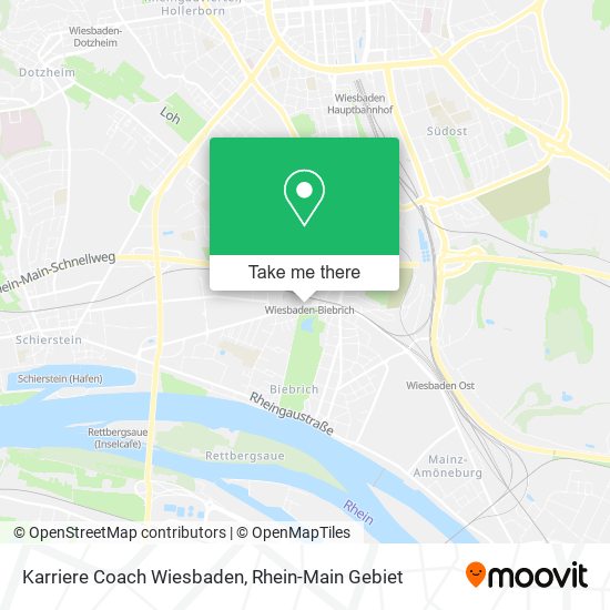 Karriere Coach Wiesbaden map