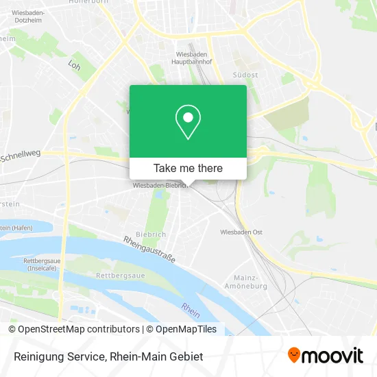 Карта Reinigung Service