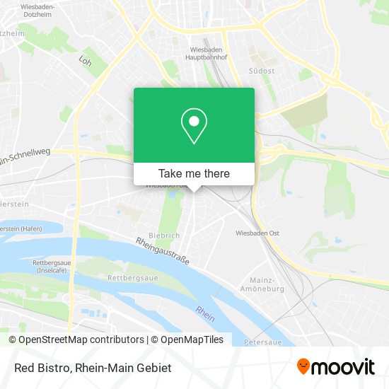 Карта Red Bistro