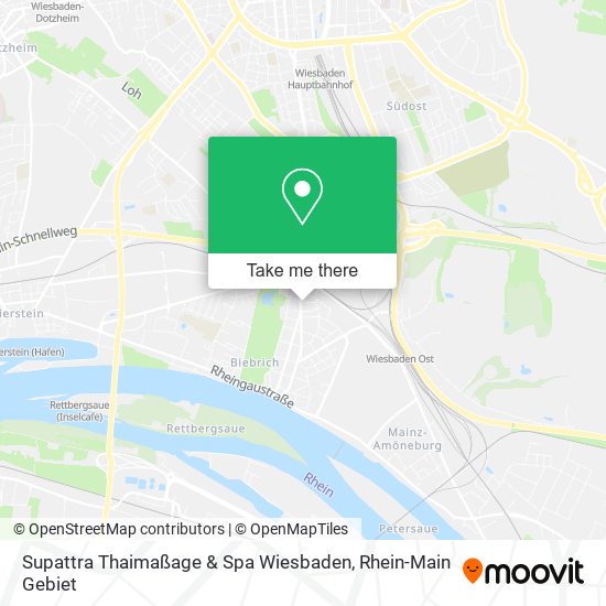 Supattra Thaimaßage & Spa Wiesbaden map