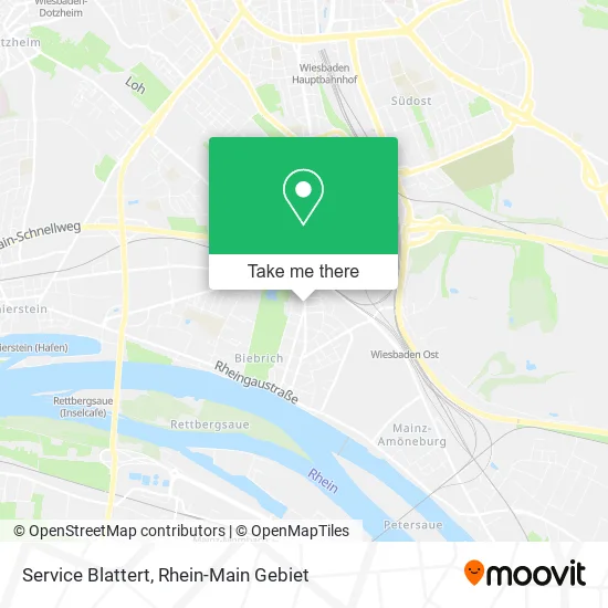 Карта Service Blattert