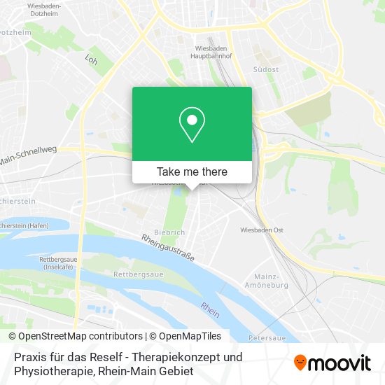 Praxis für das Reself - Therapiekonzept und Physiotherapie map