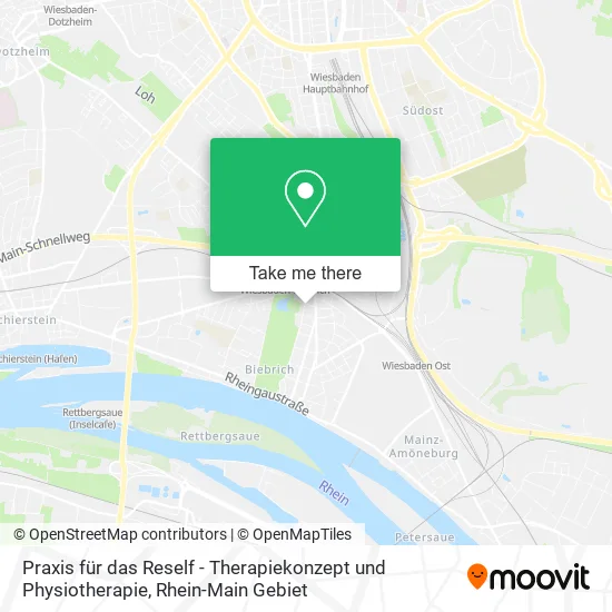 Карта Praxis für das Reself - Therapiekonzept und Physiotherapie