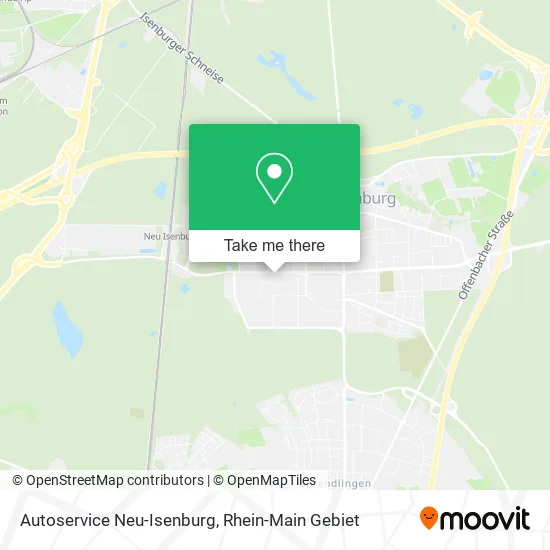 Карта Autoservice Neu-Isenburg
