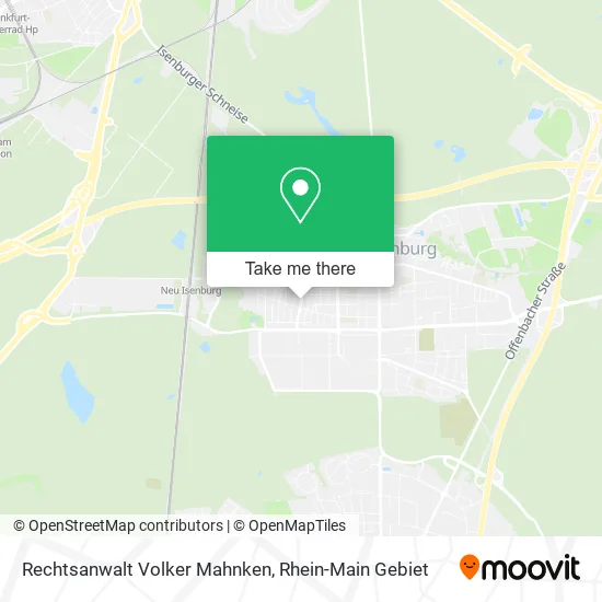 Карта Rechtsanwalt Volker Mahnken