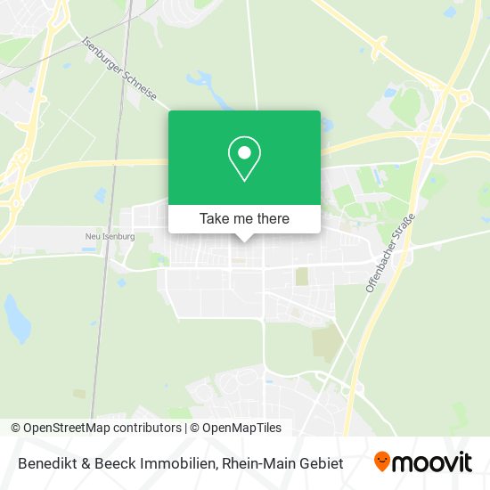 Benedikt & Beeck Immobilien map