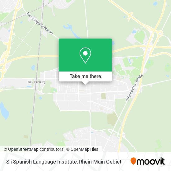 Карта Sli Spanish Language Institute
