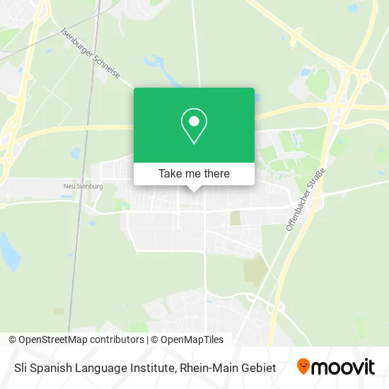 Карта Sli Spanish Language Institute