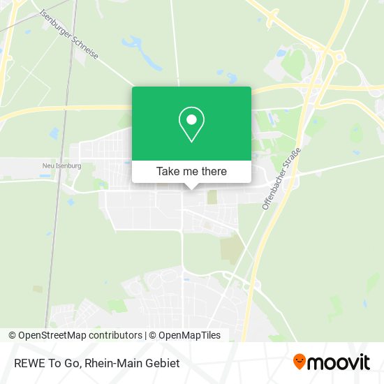 REWE To Go map