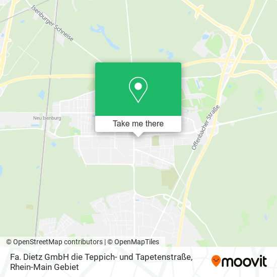 Fa. Dietz GmbH die Teppich- und Tapetenstraße map
