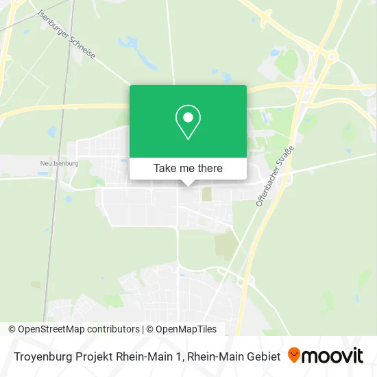 Карта Troyenburg Projekt Rhein-Main 1