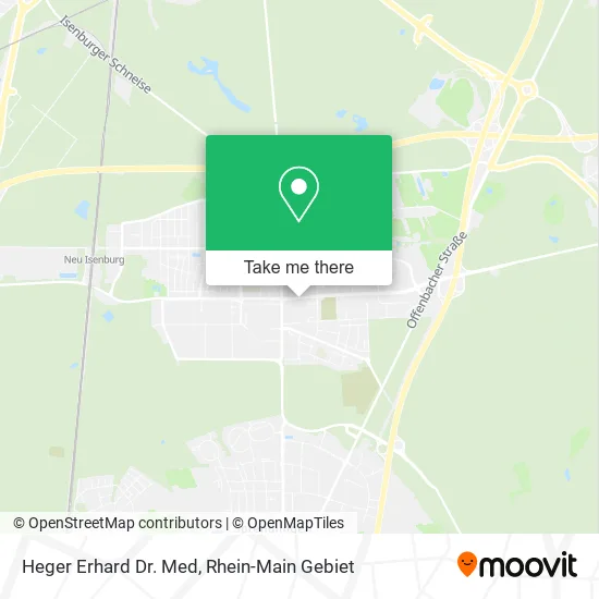 Карта Heger Erhard Dr. Med