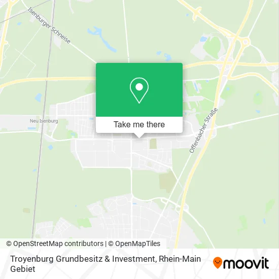 Карта Troyenburg Grundbesitz & Investment