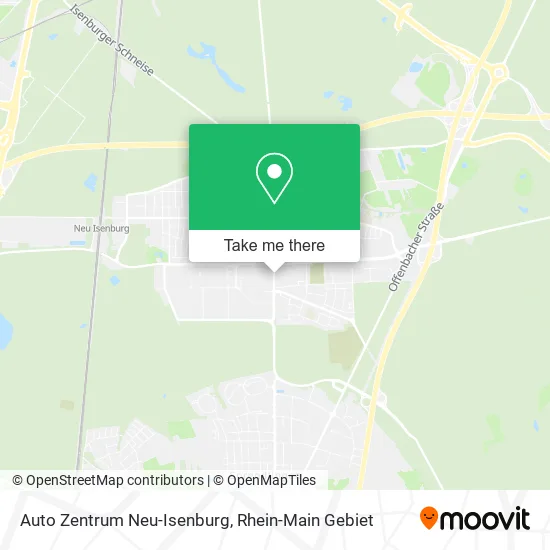 Карта Auto Zentrum Neu-Isenburg