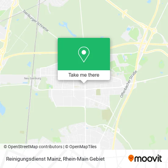 Карта Reinigungsdienst Mainz