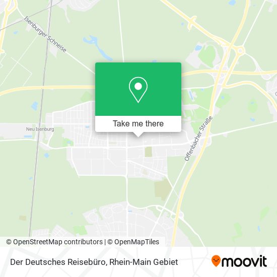 Der Deutsches Reisebüro map