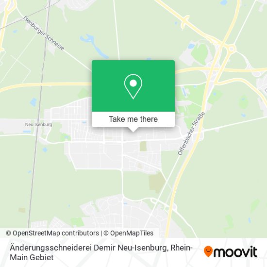 Änderungsschneiderei Demir Neu-Isenburg map