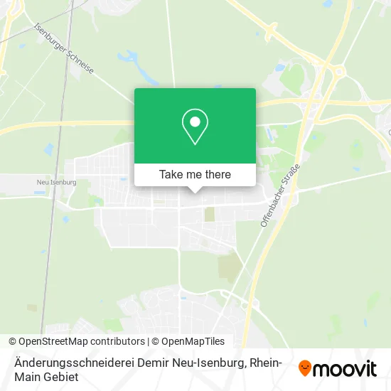 Карта Änderungsschneiderei Demir Neu-Isenburg