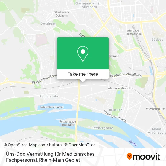 Карта Üns-Doc Vermittlung für Medizinisches Fachpersonal