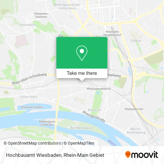 Карта Hochbauamt Wiesbaden