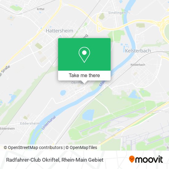 Radfahrer-Club Okriftel map