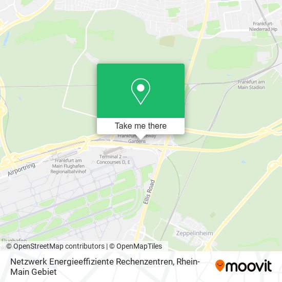 Netzwerk Energieeffiziente Rechenzentren map
