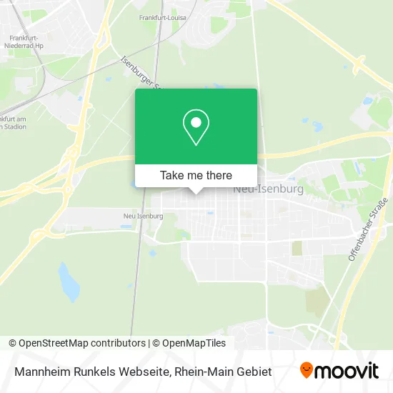 Карта Mannheim Runkels Webseite