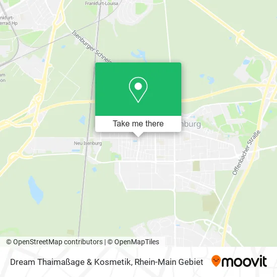 Карта Dream Thaimaßage & Kosmetik