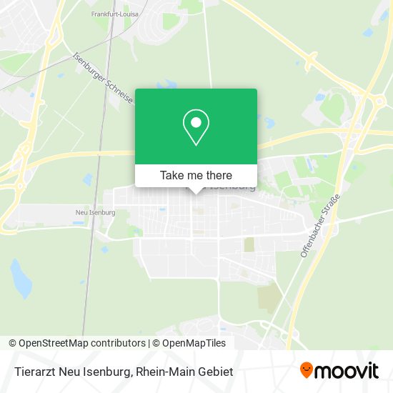 Карта Tierarzt Neu Isenburg
