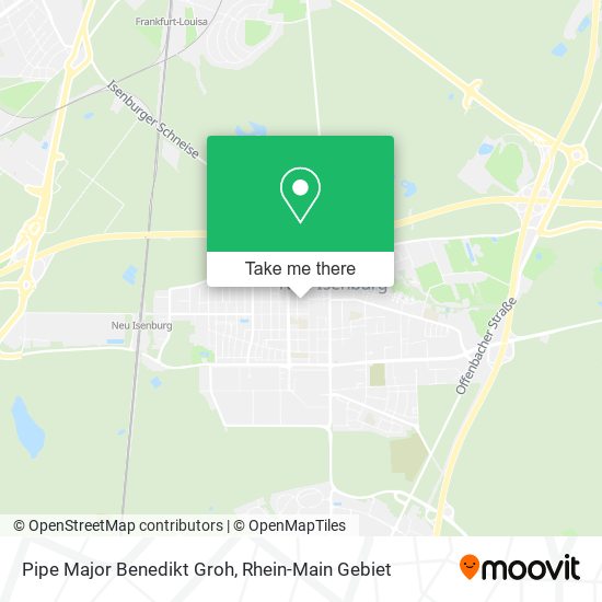 Pipe Major Benedikt Groh map