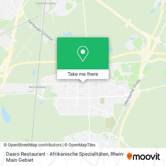 Daaro Restaurant - Afrikanische Spezialitäten map