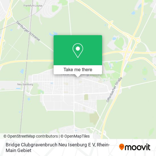 Карта Bridge Clubgravenbruch Neu Isenburg E V