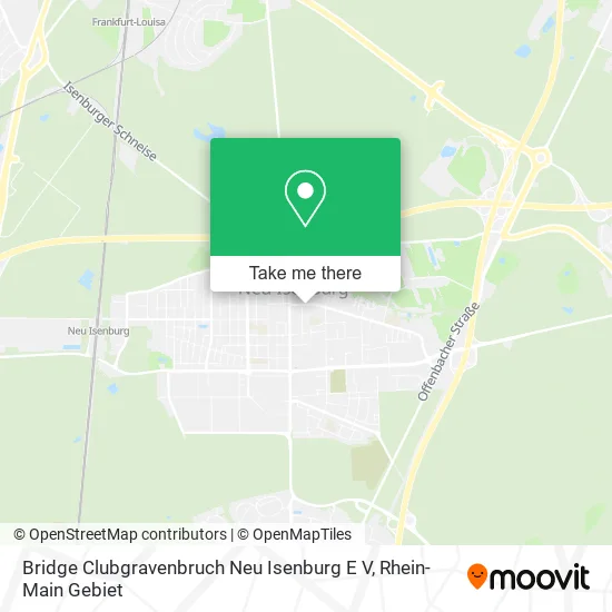 Карта Bridge Clubgravenbruch Neu Isenburg E V