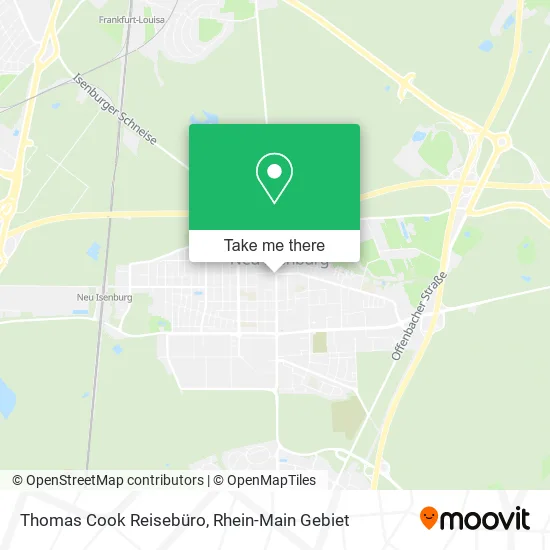 Thomas Cook Reisebüro map