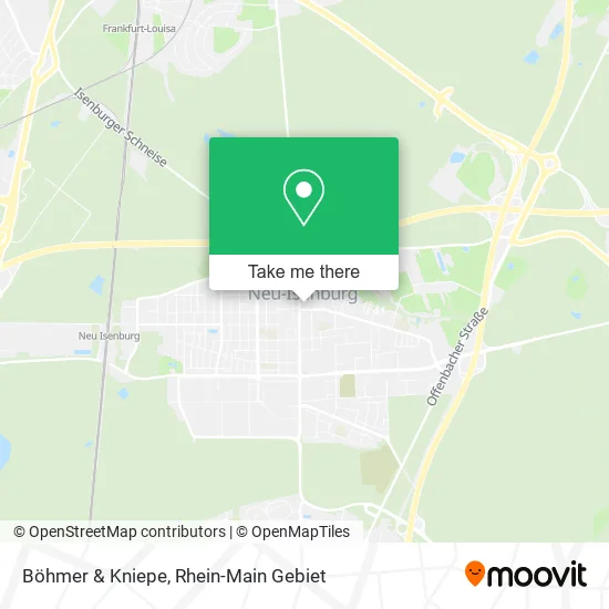 Карта Böhmer & Kniepe