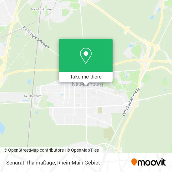 Карта Senarat Thaimaßage