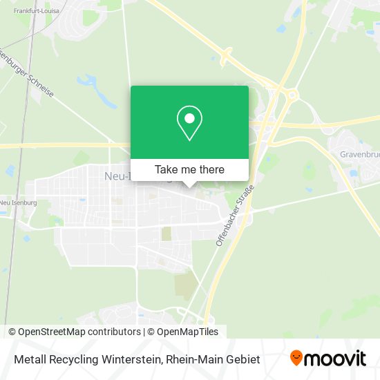 Metall Recycling Winterstein map