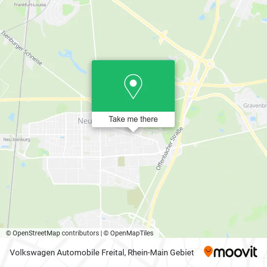 Карта Volkswagen Automobile Freital