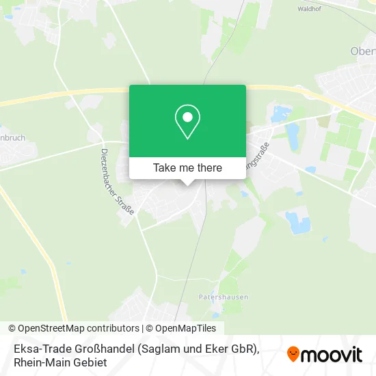 Карта Eksa-Trade Großhandel (Saglam und Eker GbR)
