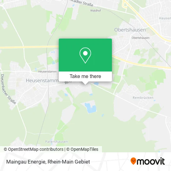Карта Maingau Energie