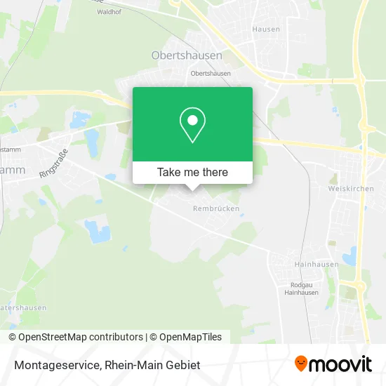 Карта Montageservice