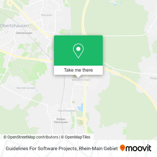 Guidelines For Software Projects map