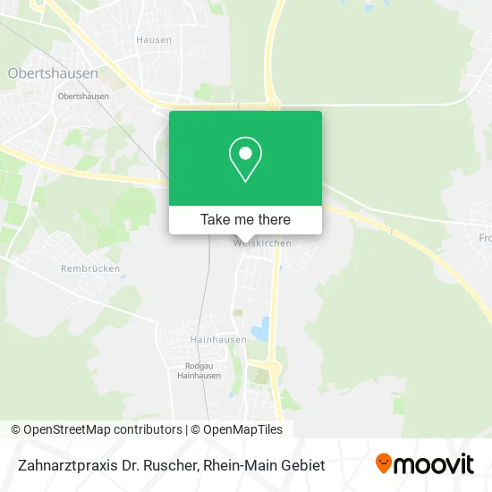 Карта Zahnarztpraxis Dr. Ruscher