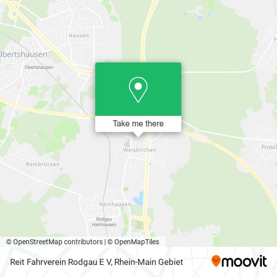 Reit Fahrverein Rodgau E V map