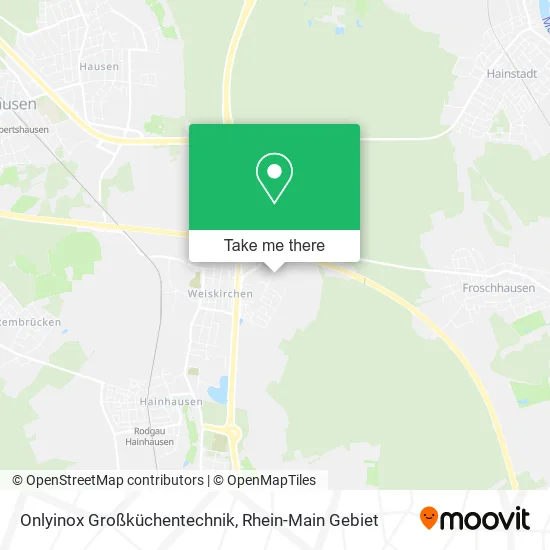 Карта Onlyinox Großküchentechnik
