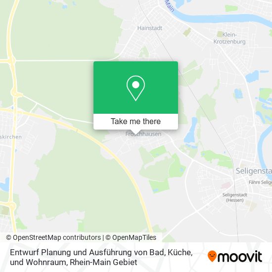 Entwurf Planung und Ausführung von Bad, Küche, und Wohnraum map