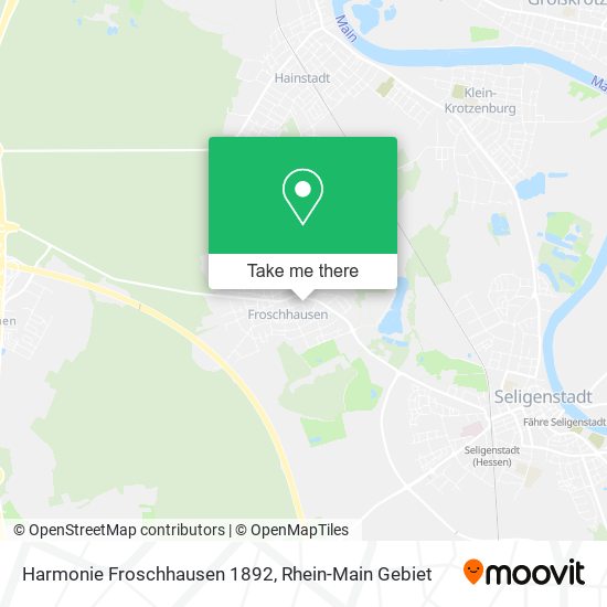 Harmonie Froschhausen 1892 map
