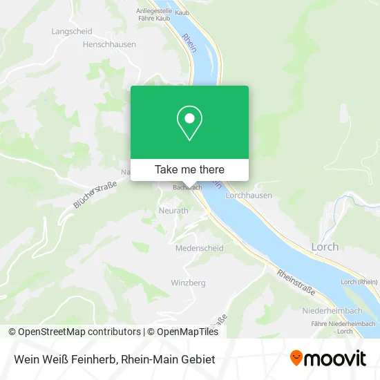 Карта Wein Weiß Feinherb