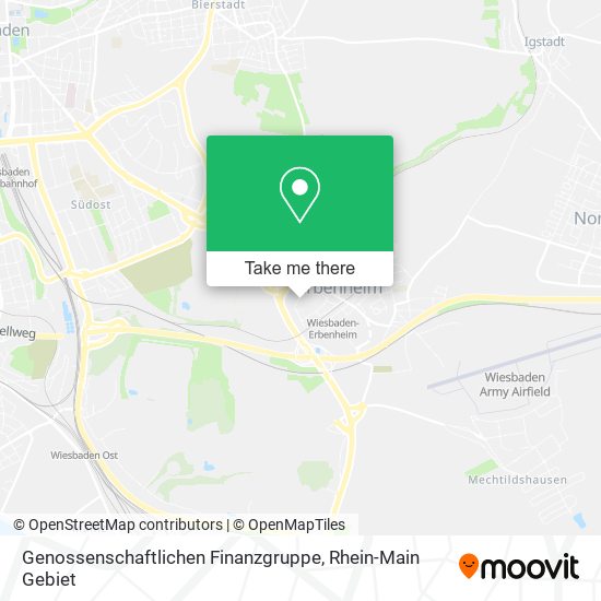Карта Genossenschaftlichen Finanzgruppe