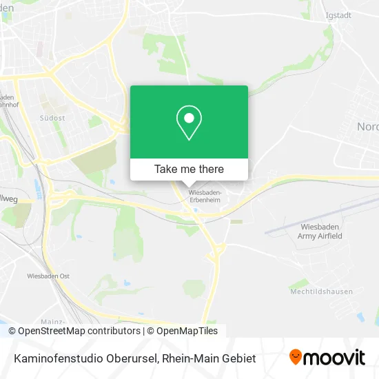 Карта Kaminofenstudio Oberursel
